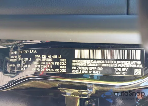 2023 Jeep Renegade (Red) Edition 4X4 из США, поврежденный, VIN ZACNJDB16PPP19691